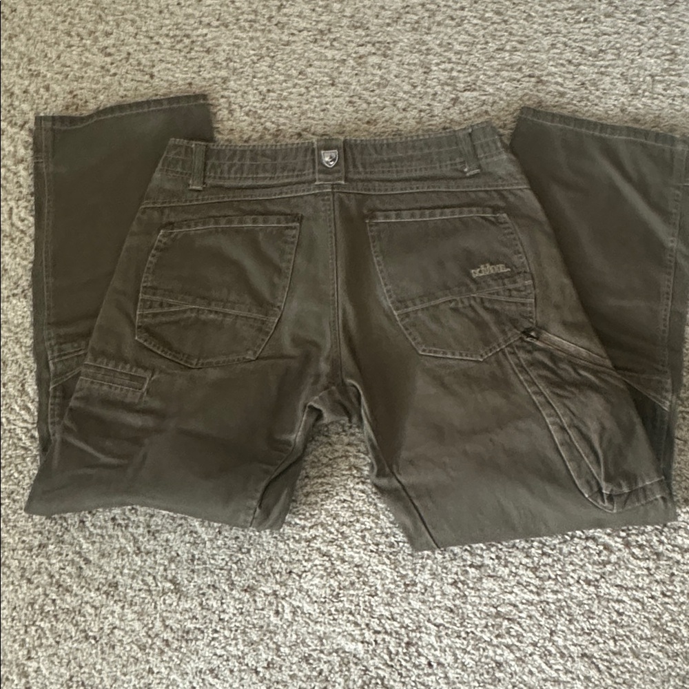 Kuhl Men's Cargo Pants in Dark Brown - Picture 4 of 7